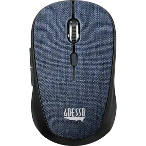 Adesso iMouse S80L Wireless Fabric Optical Mini Mouse (Blue)