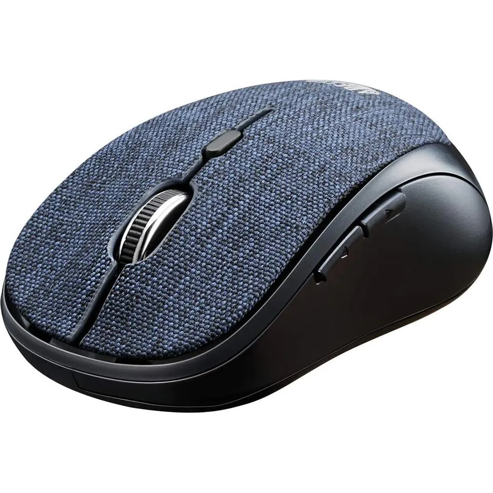 Adesso iMouse S80L Wireless Fabric Optical Mini Mouse (Blue)