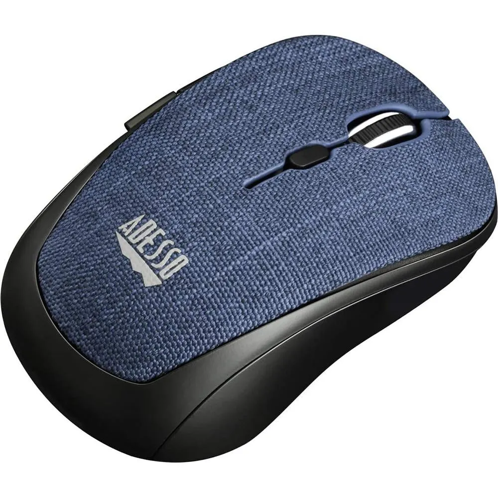 Adesso iMouse S80L Wireless Fabric Optical Mini Mouse (Blue)