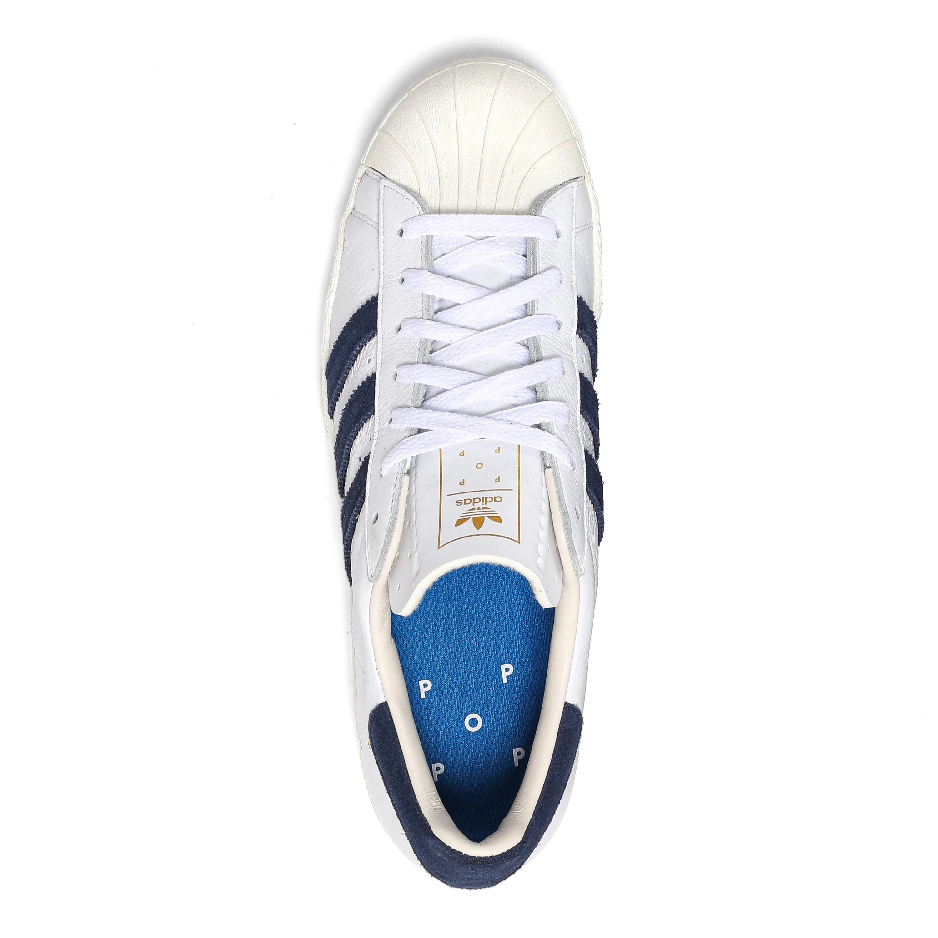 ADIDAS X POP TRADING CO. SUPERSTAR ADV WHITE/NAVY