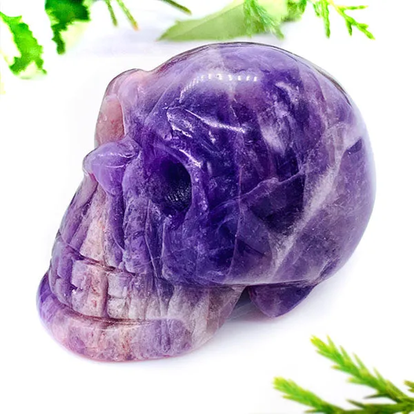 Amethyst Crystal Skull