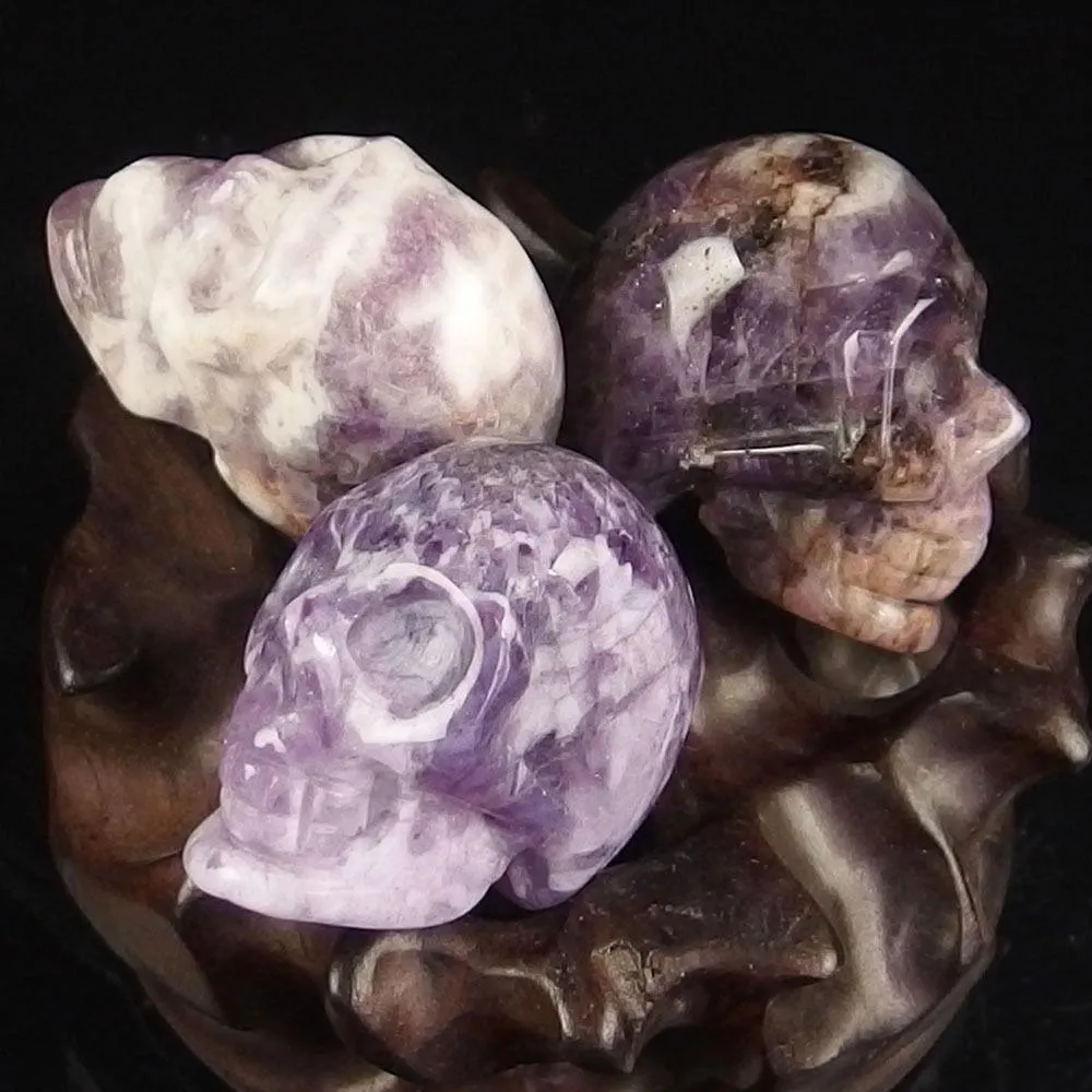 Amethyst Crystal Skull