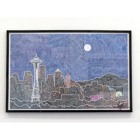 Art Print - Seattle's Night