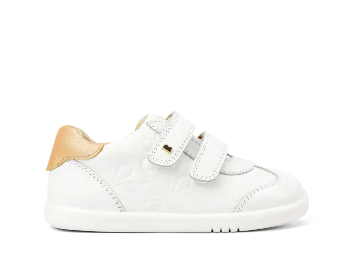 Bobux Iwalk Sprite - White   Pale Gold