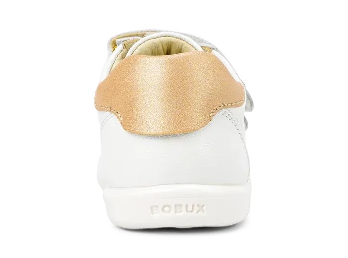 Bobux Iwalk Sprite - White   Pale Gold