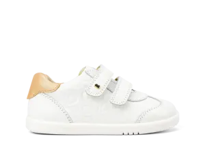 Bobux Iwalk Sprite - White   Pale Gold