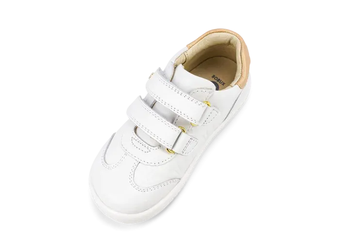 Bobux Iwalk Sprite - White   Pale Gold