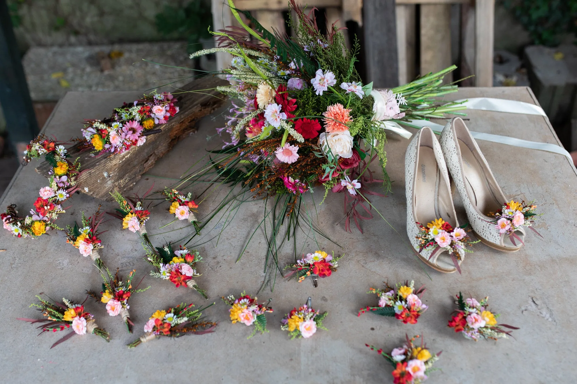 Boho wedding bouquet Bridal bouquet Flower Bridal Bouquet Boho Bouquet Colourful Bouquet Bridesmaid Bouquet Artificial Bouquet Handmade