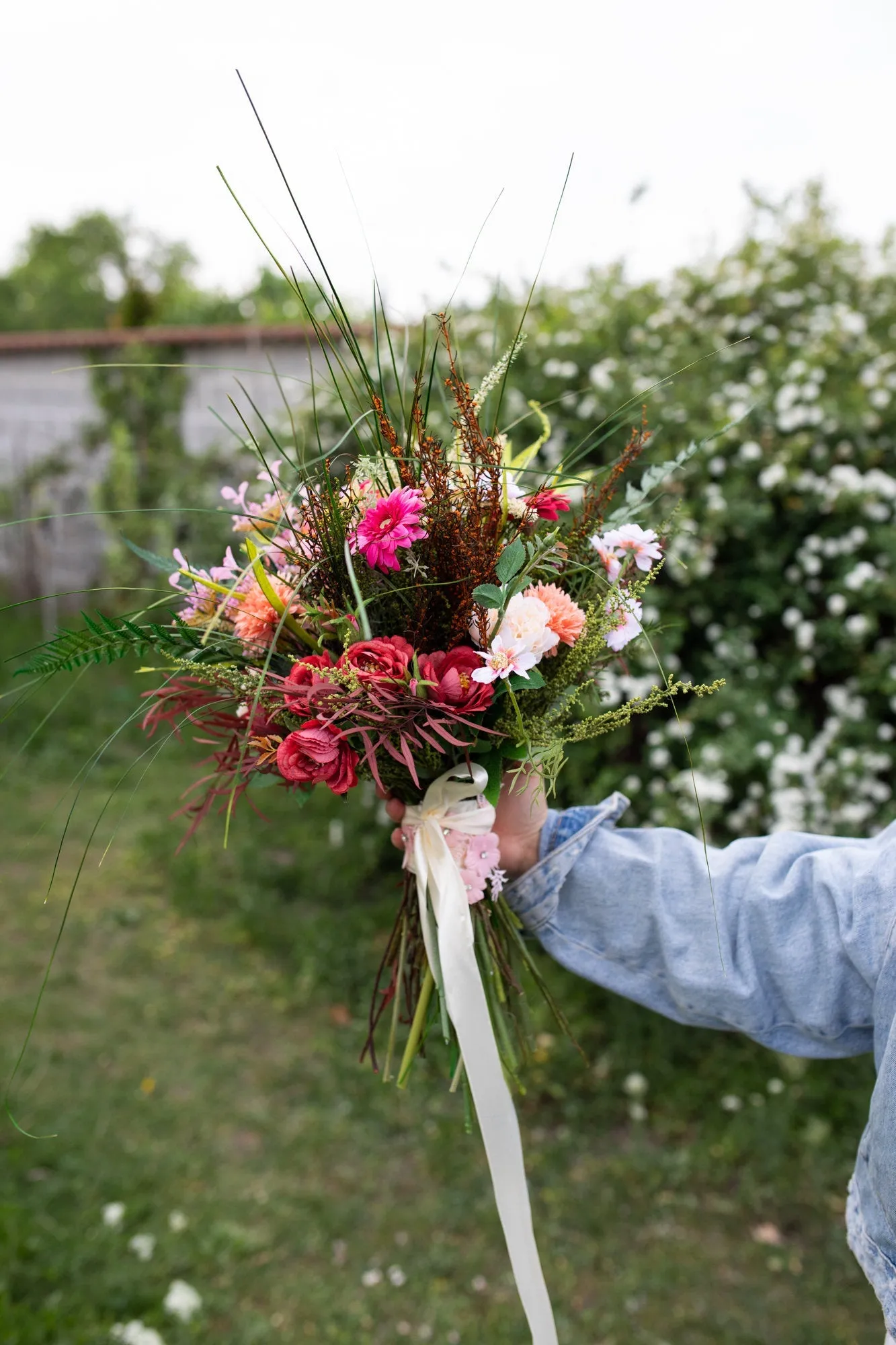 Boho wedding bouquet Bridal bouquet Flower Bridal Bouquet Boho Bouquet Colourful Bouquet Bridesmaid Bouquet Artificial Bouquet Handmade