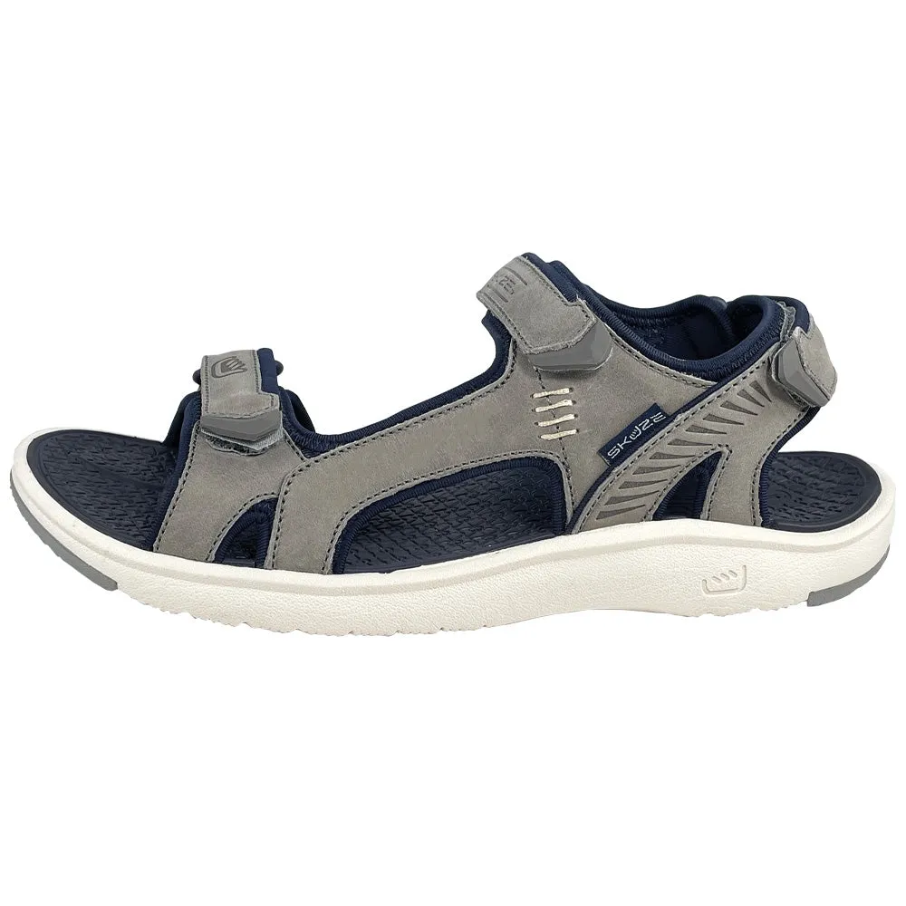 Cabo by Skuze Shoes - Grey & Navy