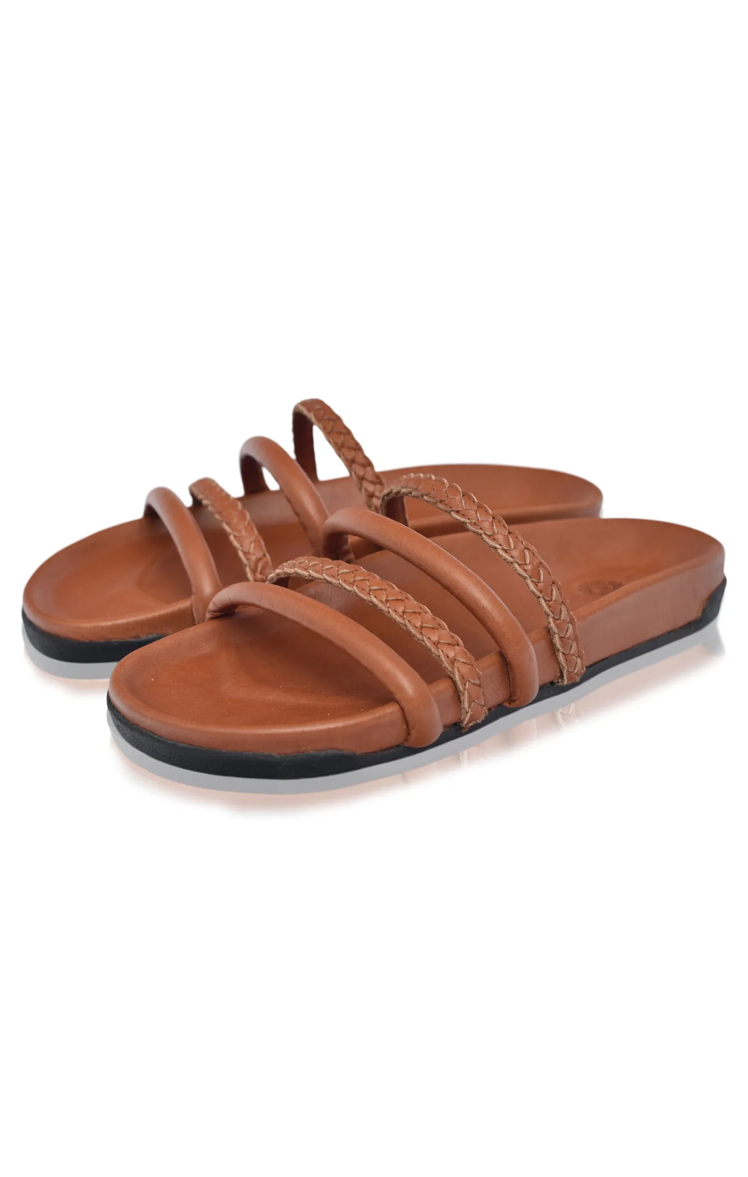 Castaway Leather Slides (Sz. 5.5, 6.5 & 10)