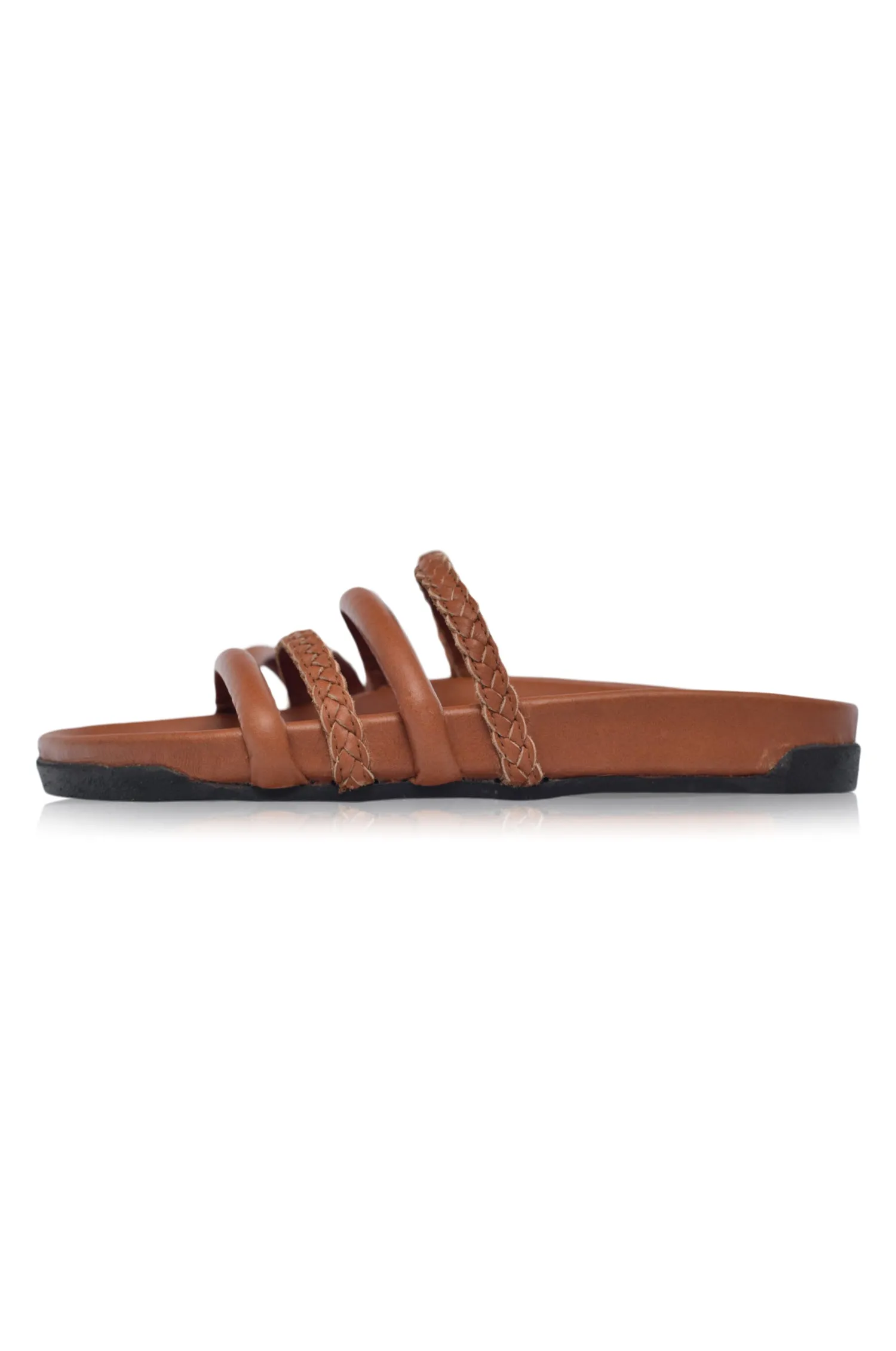 Castaway Leather Slides (Sz. 5.5, 6.5 & 10)