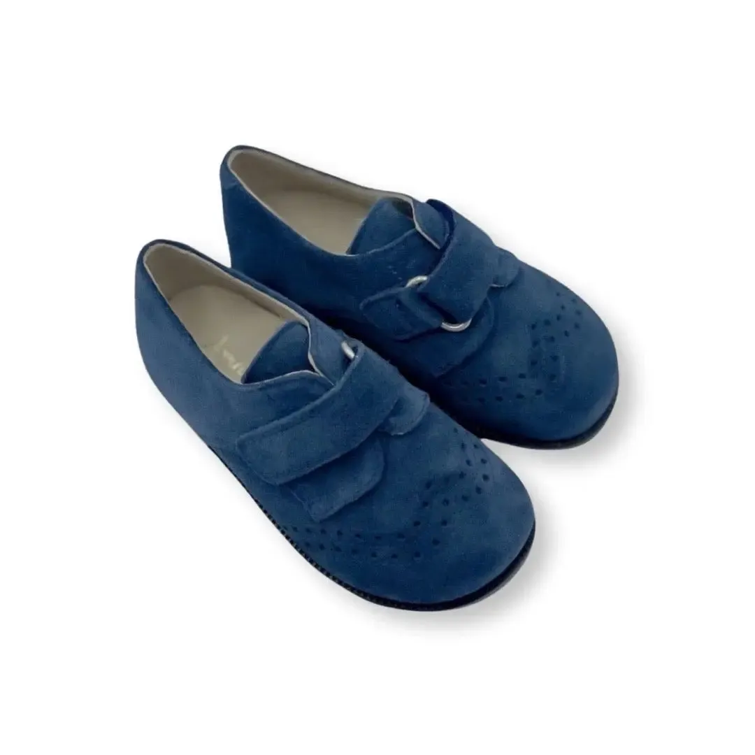 Christian- Navy Suede Boy Dress Shoes