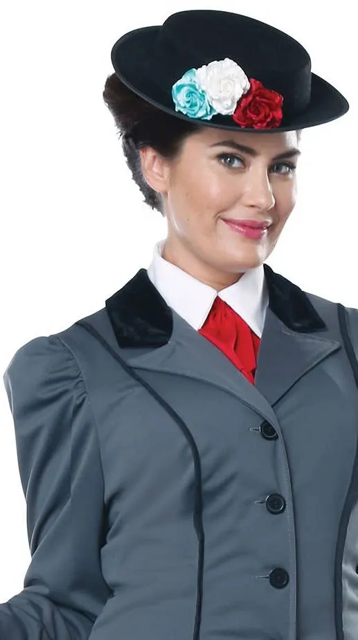 English Nanny Plus Size Womens Mary Poppins Costume