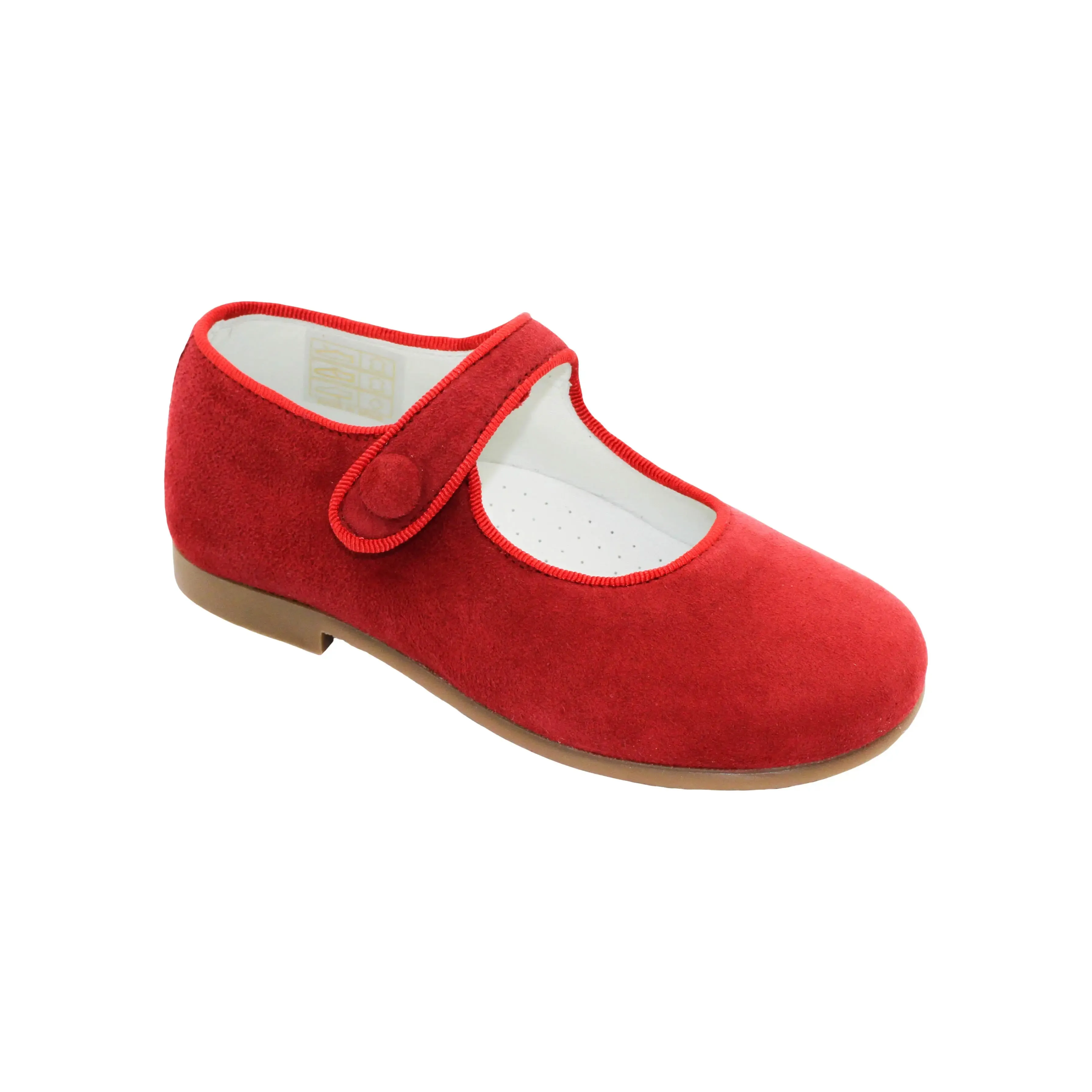 Giselle- Red Suede Mary Jane Shoes