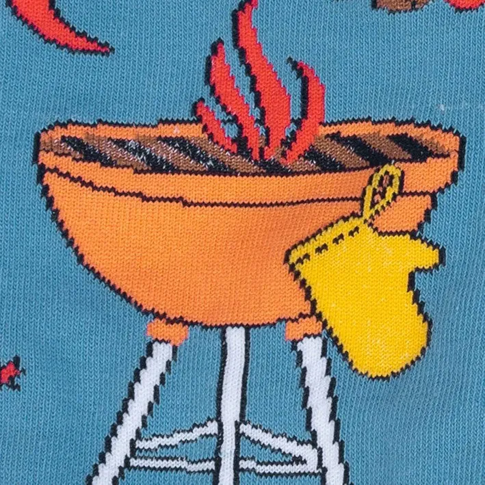 Grillin' It Mens Crew Socks