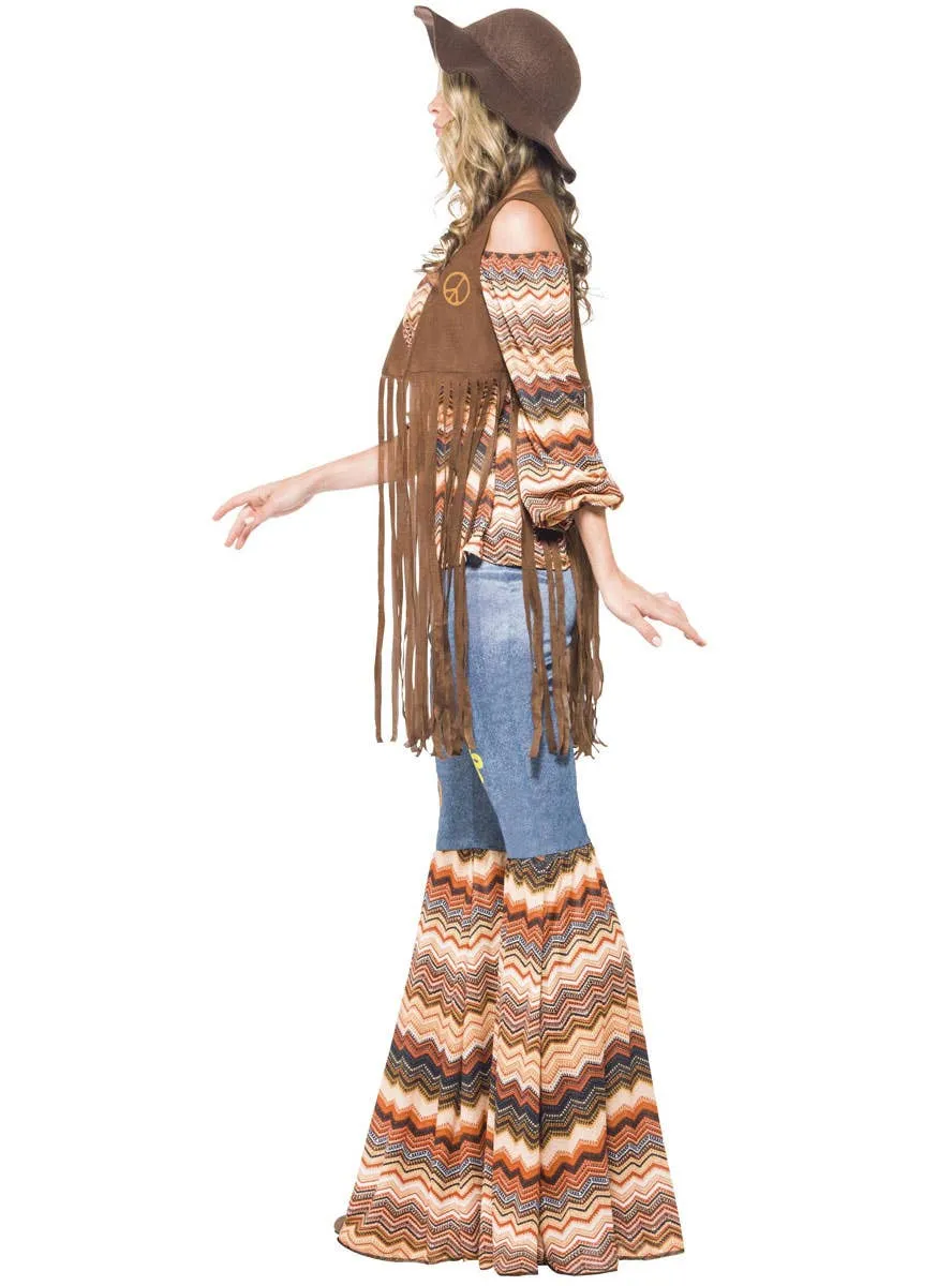 Harmony Hippie Womens Plus Size Fancy Dress Costume