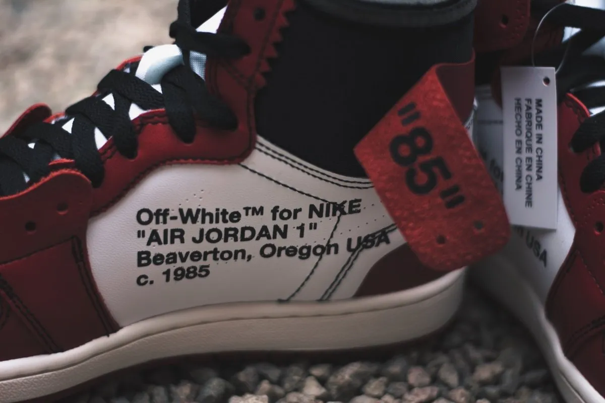 Jordan 1 Off-White retro The 10: Chicago