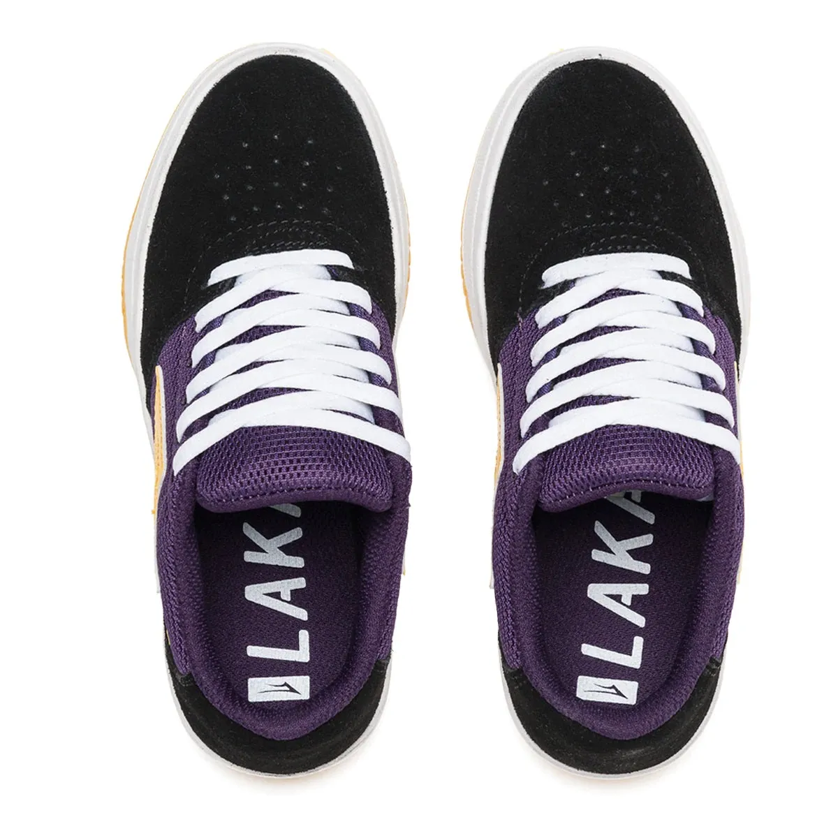 Lakai Shoes Brighton Kids - Black/Grape Suede