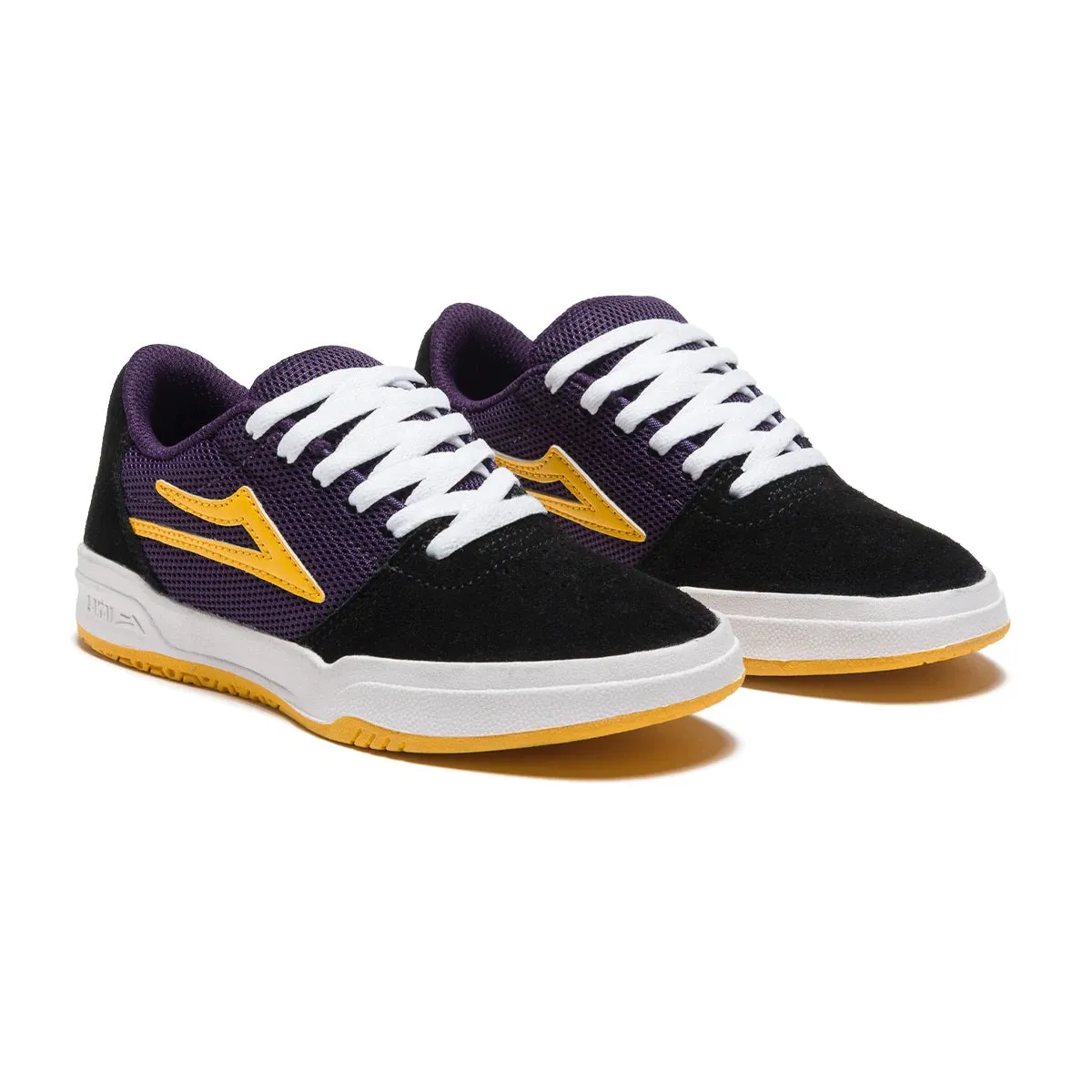 Lakai Shoes Brighton Kids - Black/Grape Suede