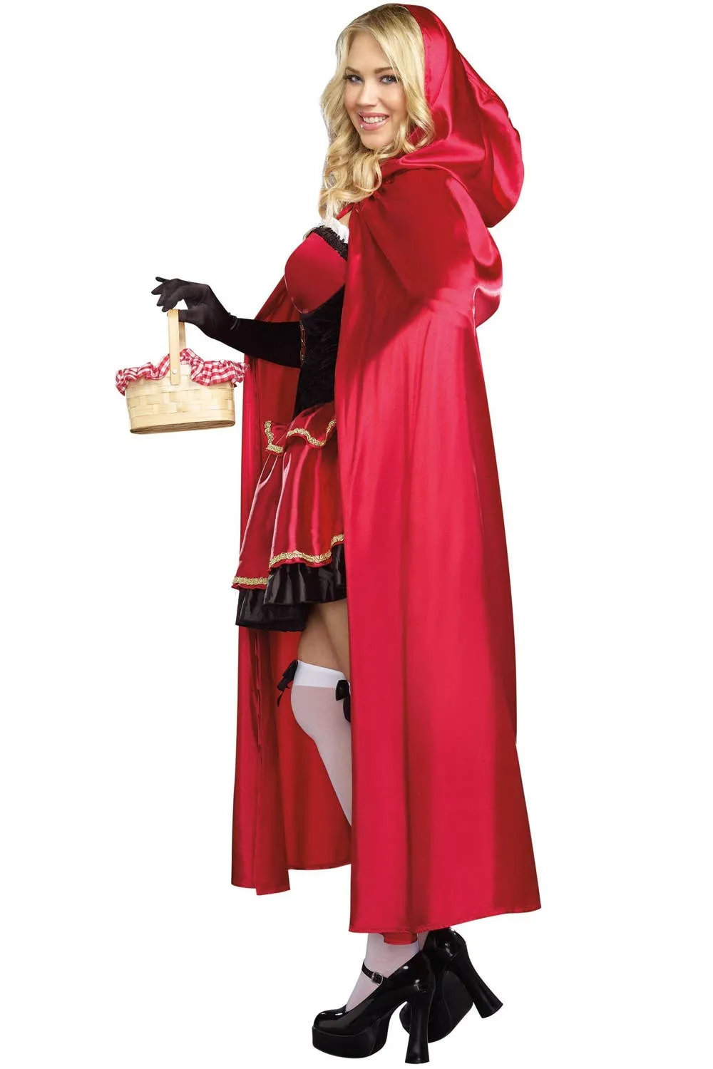 Little Red Riding Hood Womens Plus Size Fancy Dress Costume