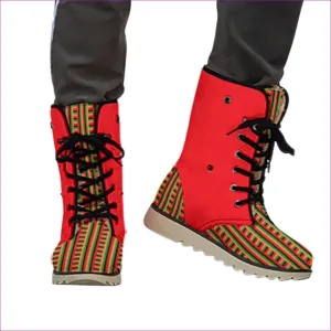 Striped Galore Women's Plush Boots