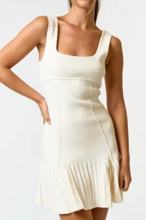 TALIE IVORY KNIT DRESS