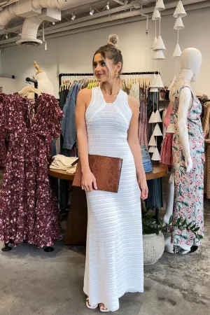 VEDA WHITE KNIT DRESS