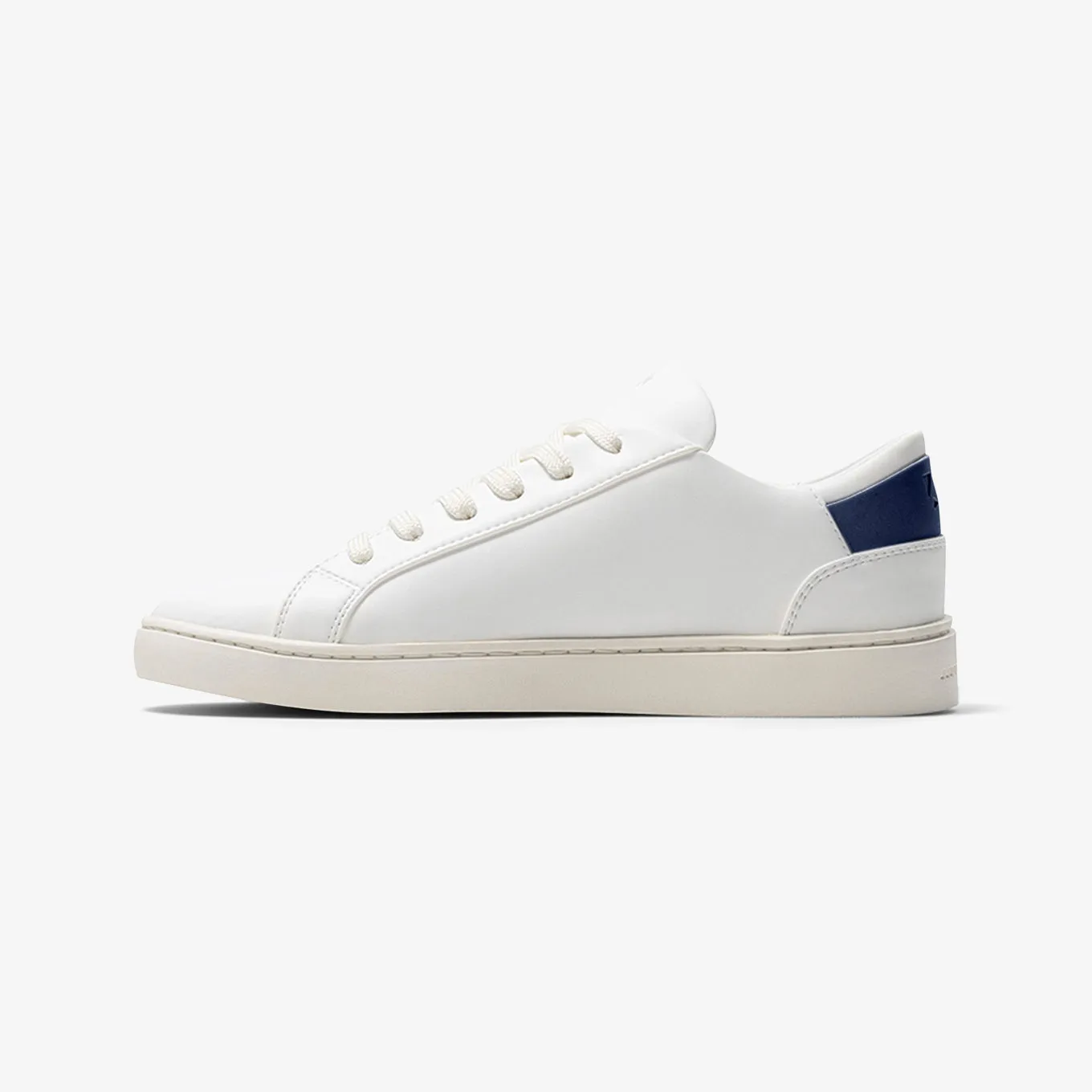 Women's Lace Up | White-Midnight Blue