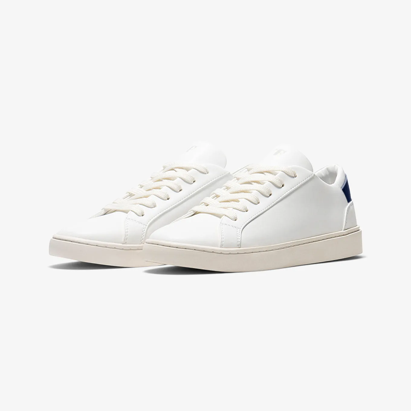 Women's Lace Up | White-Midnight Blue