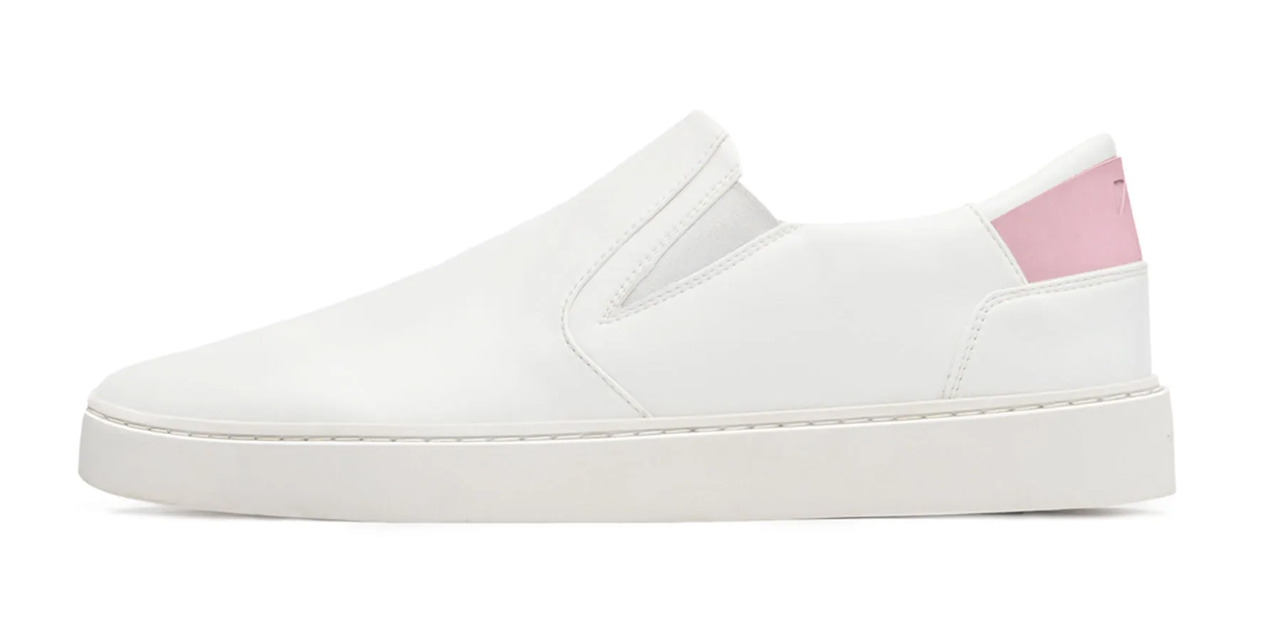 Women's Slip On | White-Pink